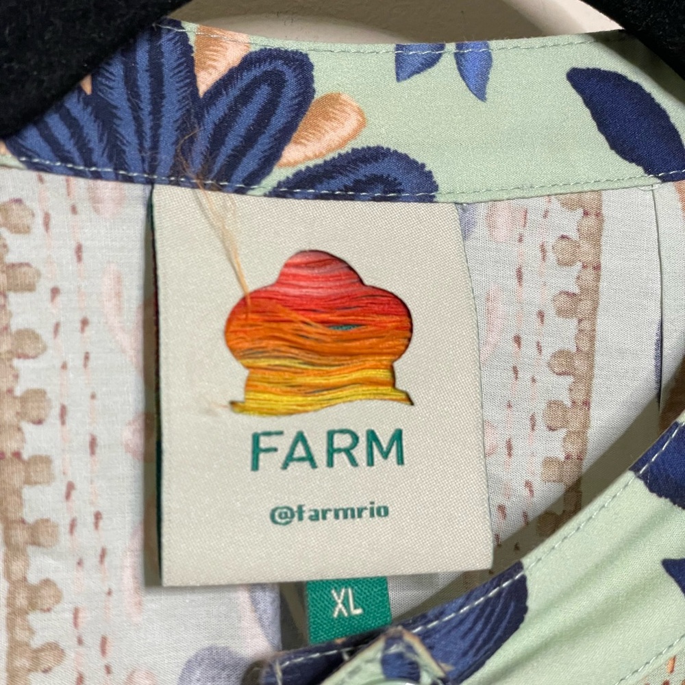 FARM Rio Ocean Tapestry Green Romper - Picture 13 of 14